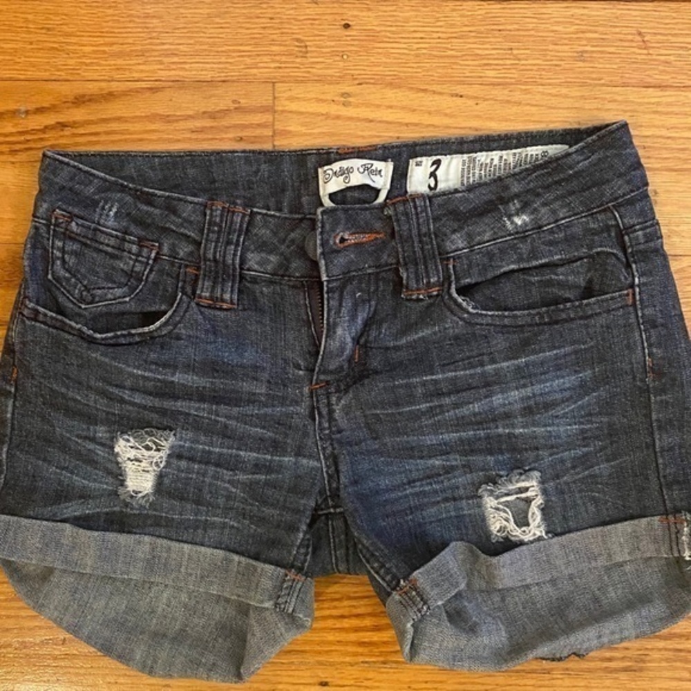 INDIGO REIN Denim Distressed Shorts Size 3 - TWO FOR $15.00 eligible